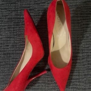 GUESS women's high heel shoes - RED